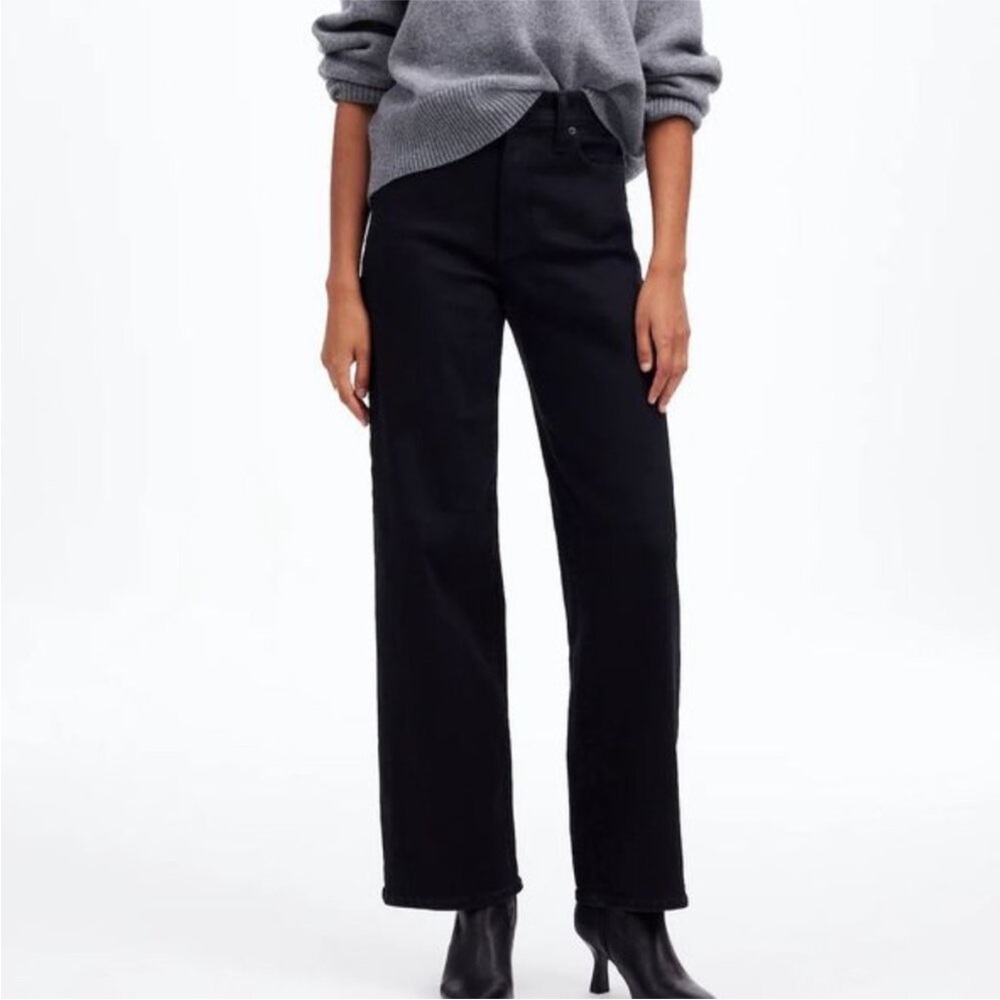 Madewell Black Perfect Vintage Wide Leg